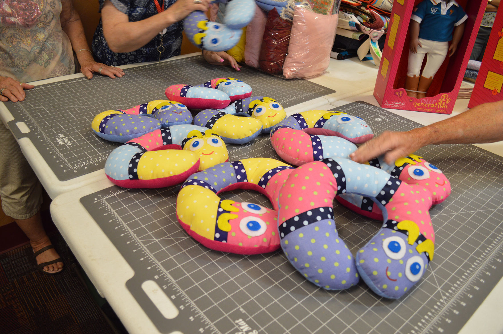 Aviva Divas enjoy camaraderie while sewing for others